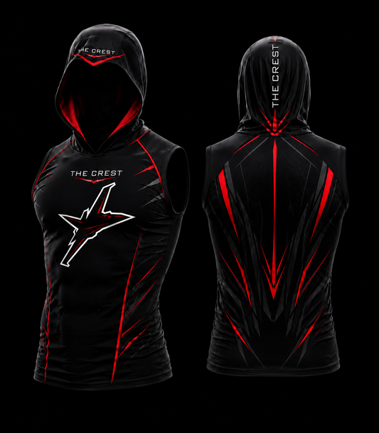 Pilots Sleeveless Hooded Compression Shirt