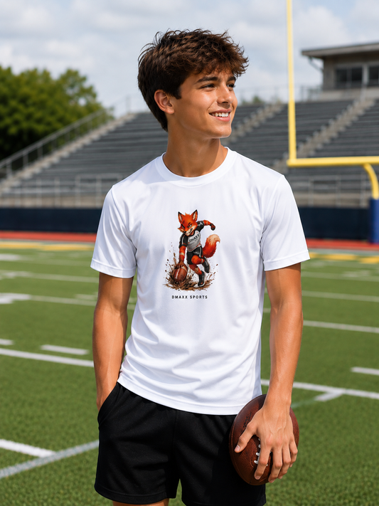 Dmaxx Football Fox - white tee