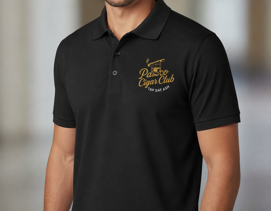 Pasco Cigar Club polo chest logo