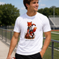 Dmaxx Football Fox - white tee