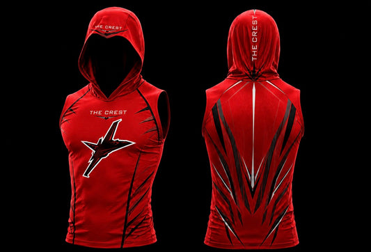 Pilots Sleeveless Hooded Compression Shirt