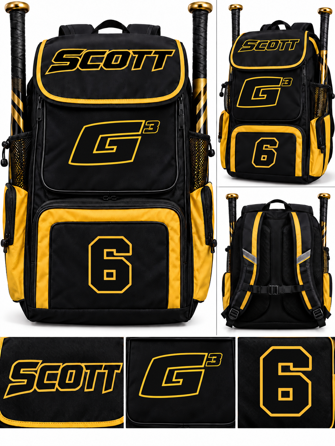 Custom Baseball/Softball backpacks