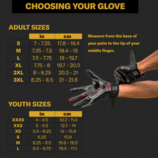 Adult Glazier Ball Out Gloves