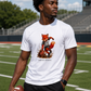 Dmaxx Football Fox - white tee