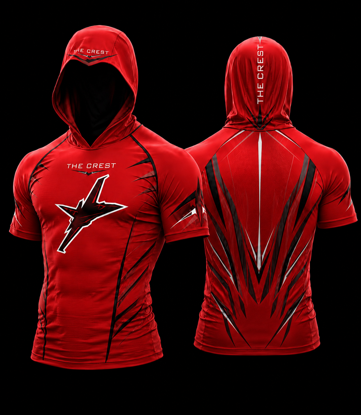 Pilots compression shirt with hood