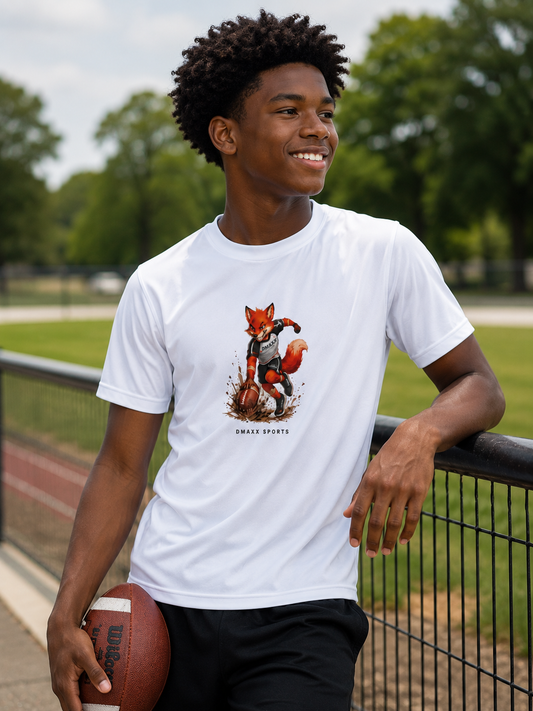Dmaxx Football Fox - white tee
