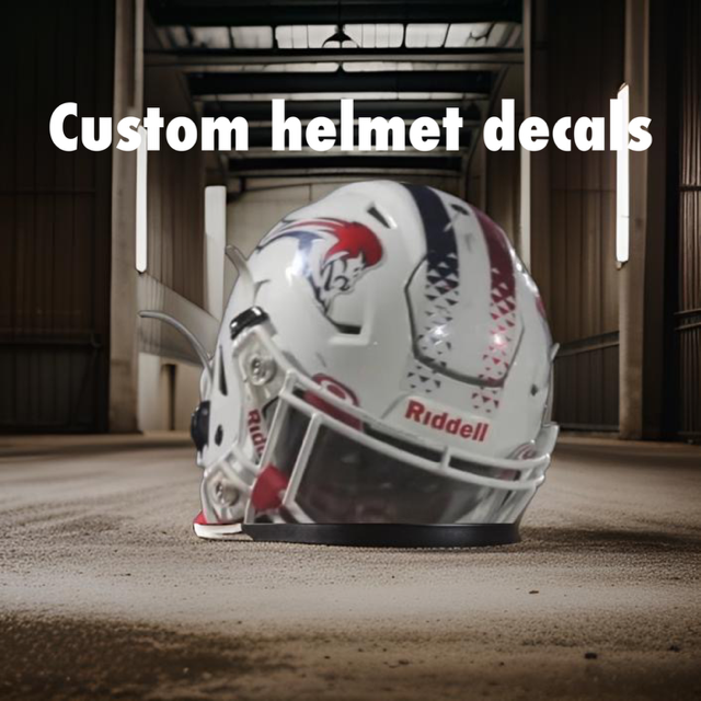 Custom Design Helmet Decals
